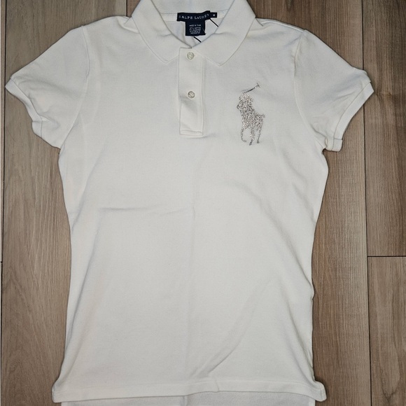 Ralph Lauren Cream Polo Shirt - Picture 4 of 7